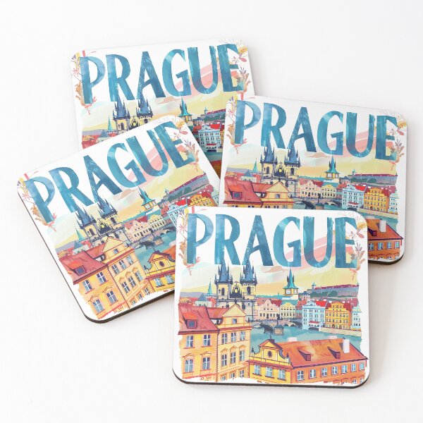 Item preview, Prague Print Prague Vector Art  designed and sold by nomiraclehere.