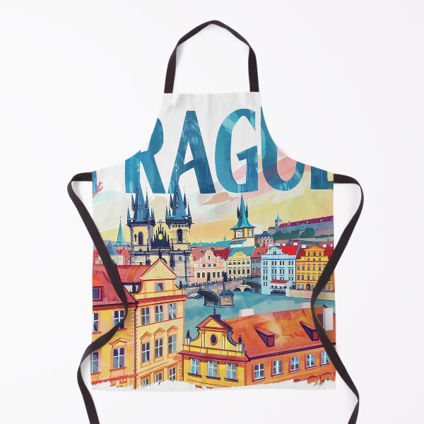 Item preview, Prague Print Prague Vector Art designed and sold by nomiraclehere.