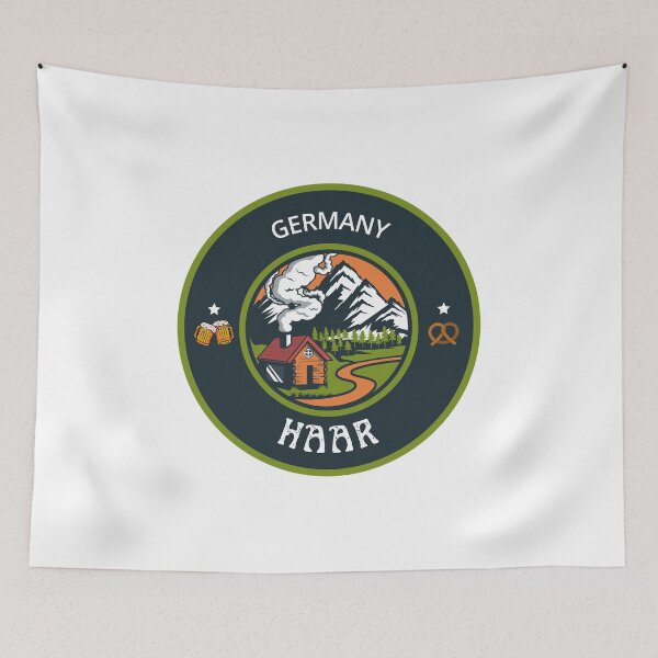 Artikelvorschau, Haar Deutschland Grünes Emblem entworfen und verkauft von World Designs.