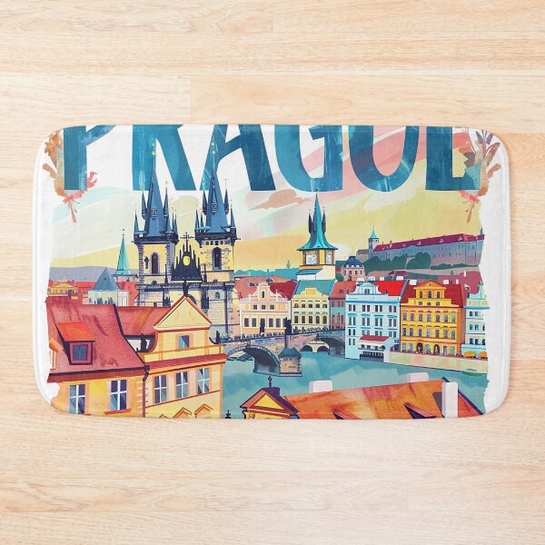 Item preview, Prague Print Prague Vector Art  designed and sold by nomiraclehere.