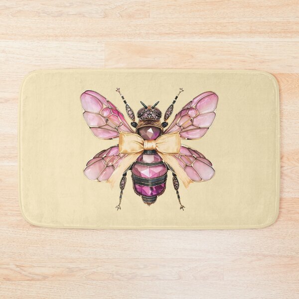 Item preview, Cute Golden Honey Jewel Bee in Coquette Aesthetic Design designed and sold by CozyLightsStore.