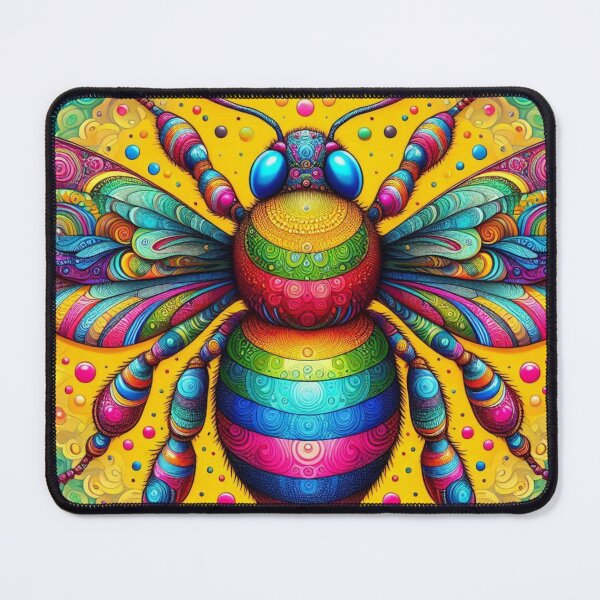 Item preview, Psychedelic Bee designed and sold by BeeTheArtCo.