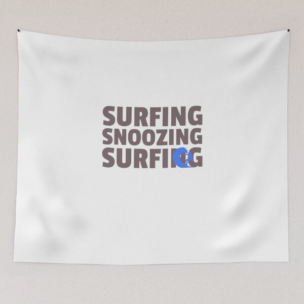 Item preview, Surfing Snoozing Surfing designed and sold by GrufTee.