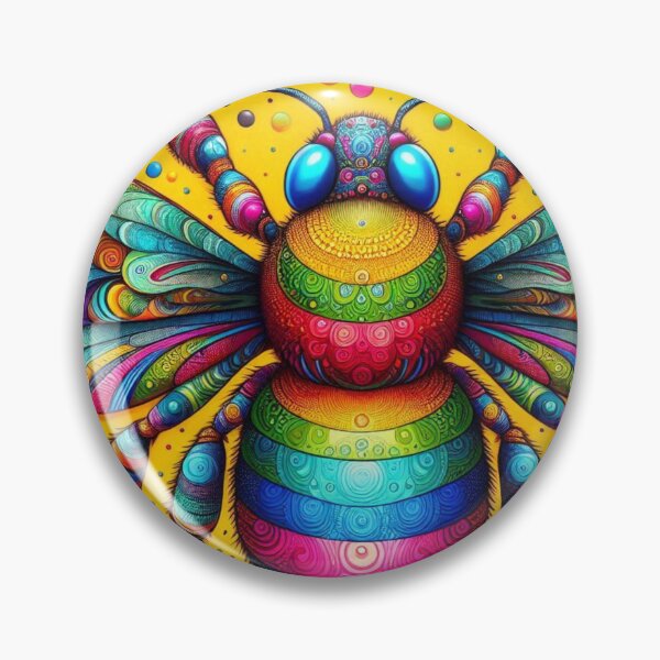 Artikelvorschau, Psychedelische Biene entworfen und verkauft von BeeTheArtCo.