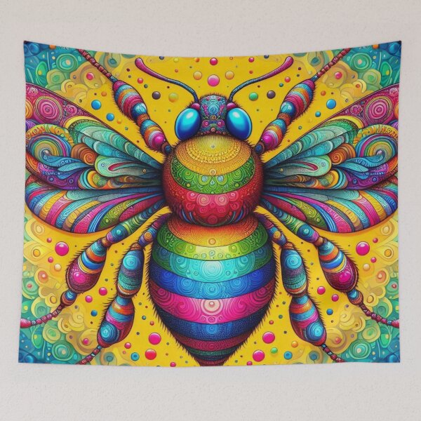 Item preview, Psychedelic Bee designed and sold by BeeTheArtCo.