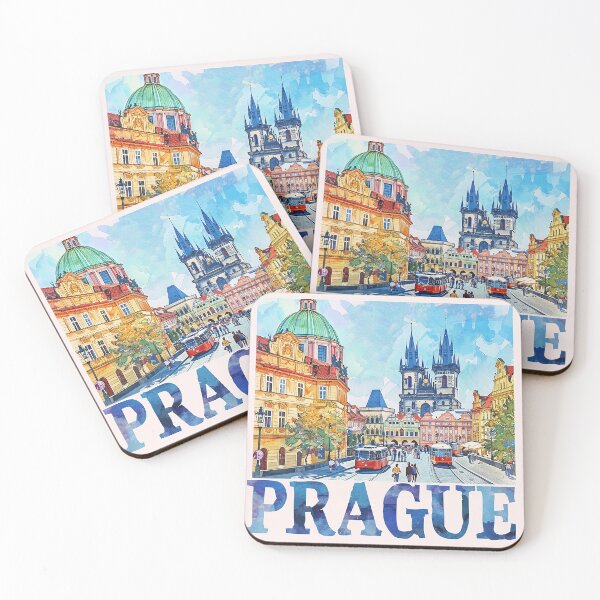 Item preview, Prague Print Prague Vector Art  designed and sold by nomiraclehere.