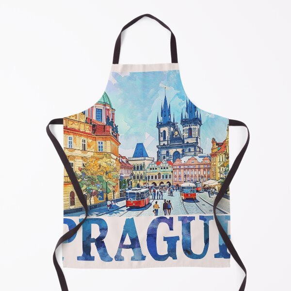Item preview, Prague Print Prague Vector Art designed and sold by nomiraclehere.