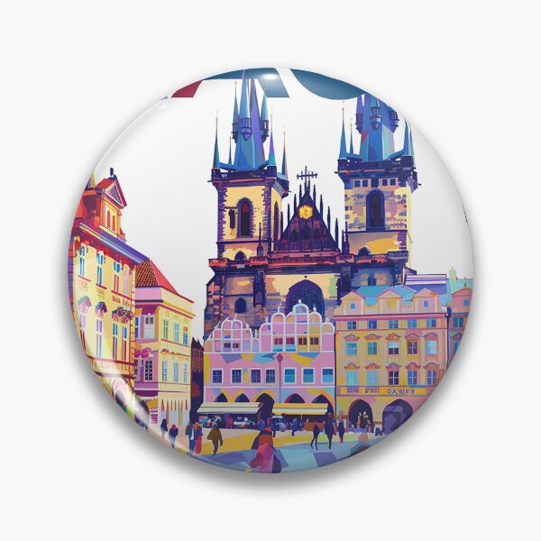 Item preview, Prague Print Prague Vector Art  designed and sold by nomiraclehere.