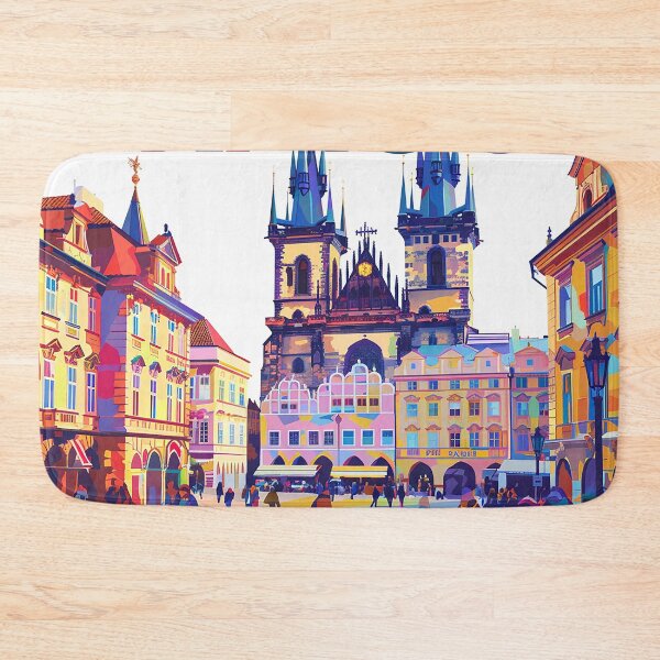 Item preview, Prague Print Prague Vector Art  designed and sold by nomiraclehere.