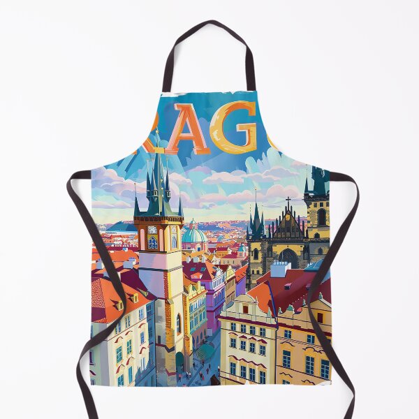Item preview, Prague Print Prague Vector Art designed and sold by nomiraclehere.