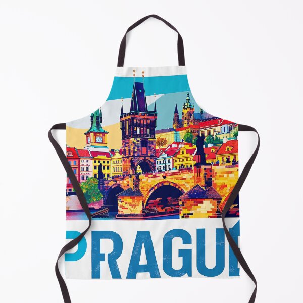 Item preview, Prague Print Prague Vector Art designed and sold by nomiraclehere.