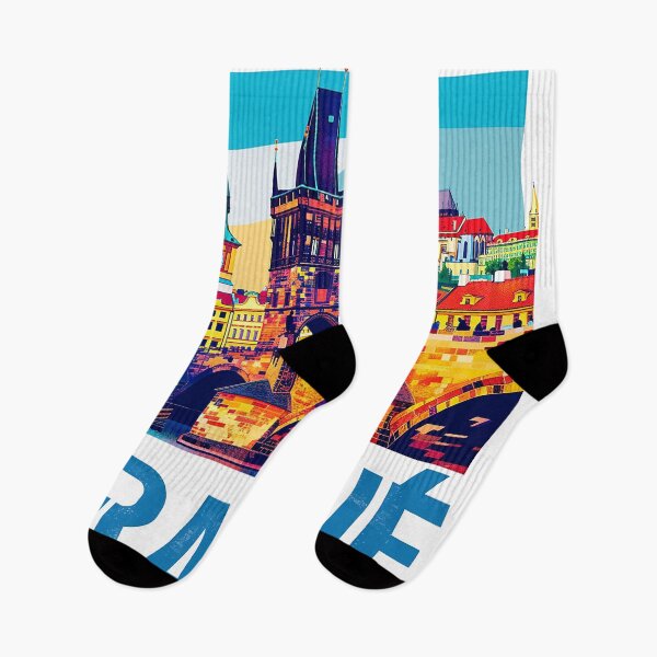 Item preview, Prague Print Prague Vector Art  designed and sold by nomiraclehere.