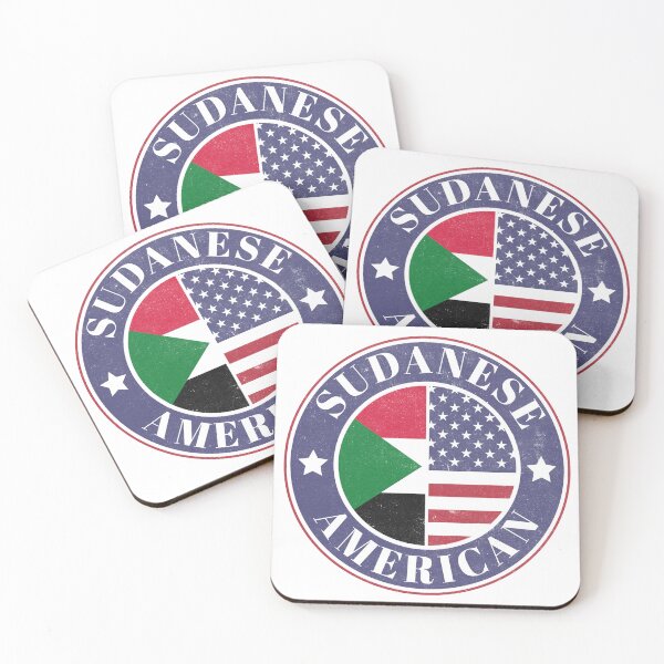 Item preview, Proud Sudanese-American Badge - Sudan Flag designed and sold by chrisrivait.