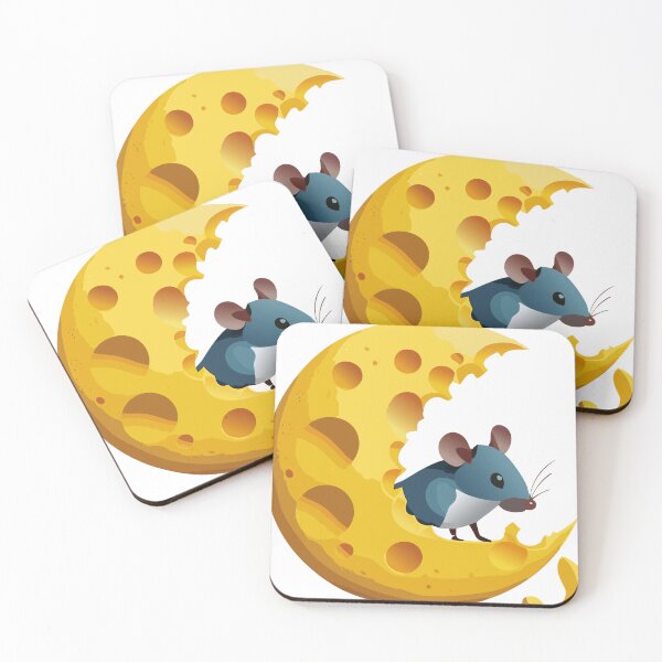 Item preview, mouse eating the moon designed and sold by netti-betti.