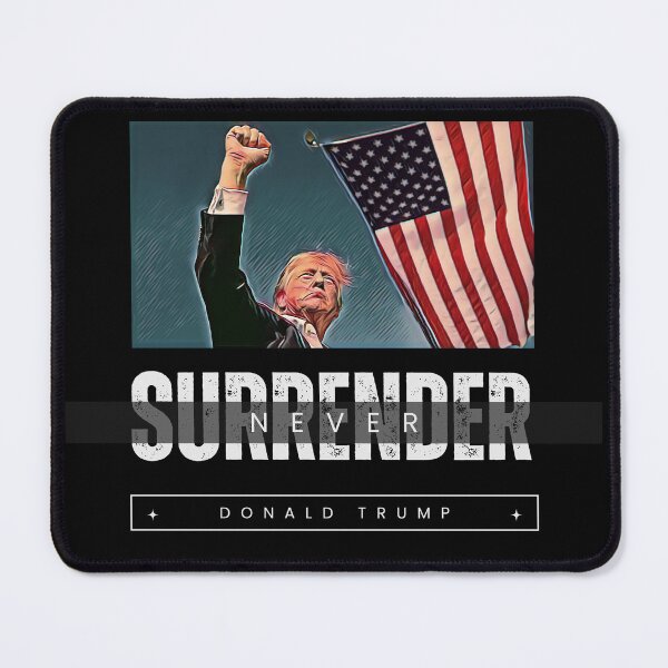 Item preview, Donald Trump Never Surrender designed and sold by Trendi-Design.