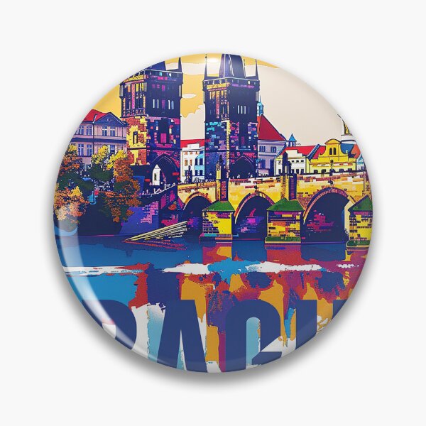 Item preview, Prague Print Prague Vector Art  designed and sold by nomiraclehere.