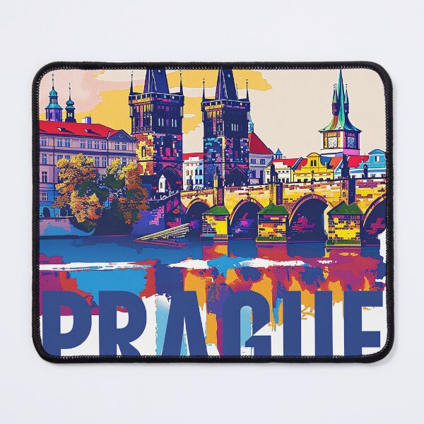 Item preview, Prague Print Prague Vector Art  designed and sold by nomiraclehere.