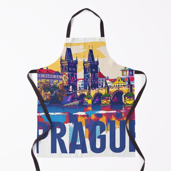 Item preview, Prague Print Prague Vector Art designed and sold by nomiraclehere.