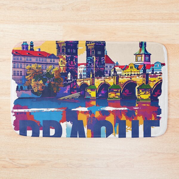Item preview, Prague Print Prague Vector Art  designed and sold by nomiraclehere.