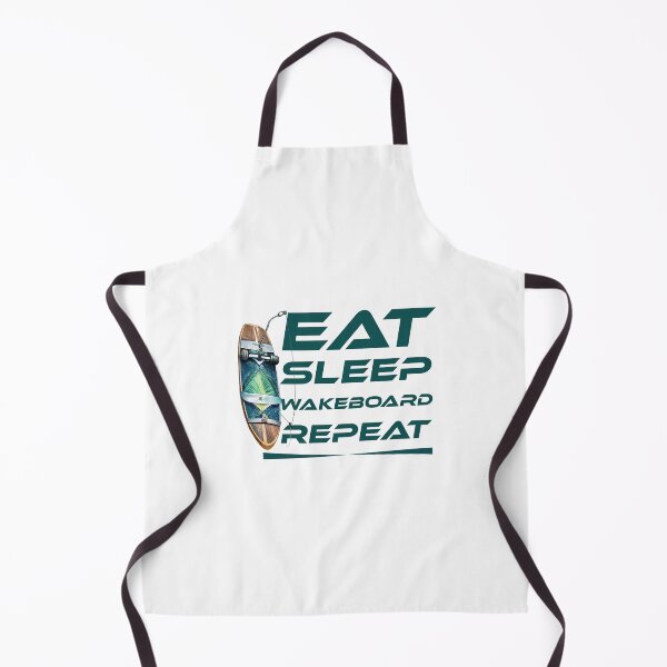 Item preview, Wakeboarding Lover -Eat Sleep Wakeboard Repeat Typography Design designed and sold by Techflare.
