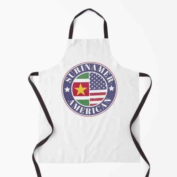 Item preview, Proud Surinamer-American Badge - Suriname Flag designed and sold by chrisrivait.