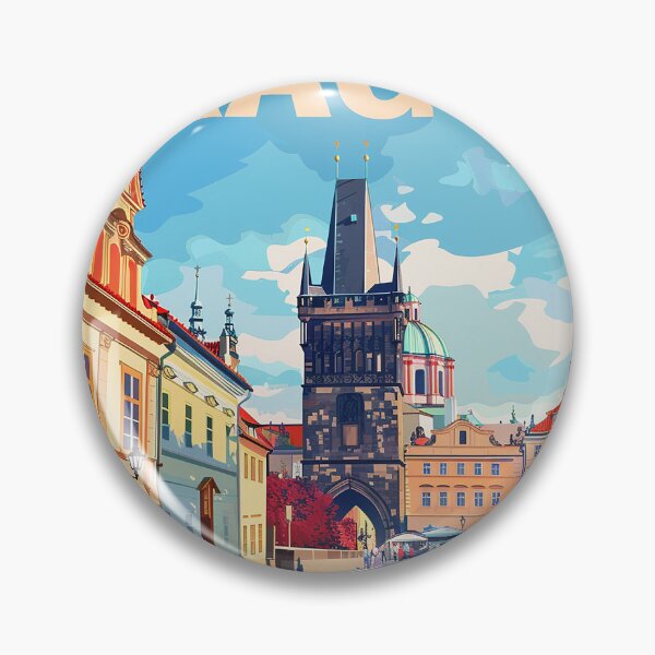Item preview, Prague Print Prague Vector Art  designed and sold by nomiraclehere.