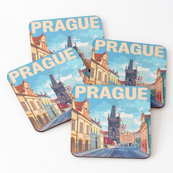 Item preview, Prague Print Prague Vector Art  designed and sold by nomiraclehere.