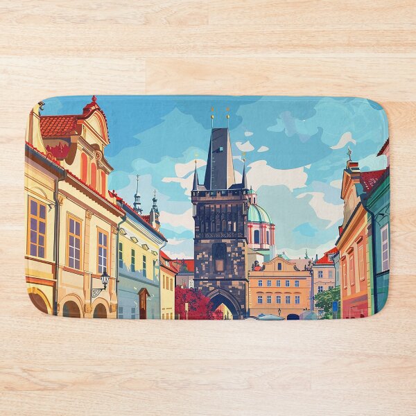 Item preview, Prague Print Prague Vector Art  designed and sold by nomiraclehere.