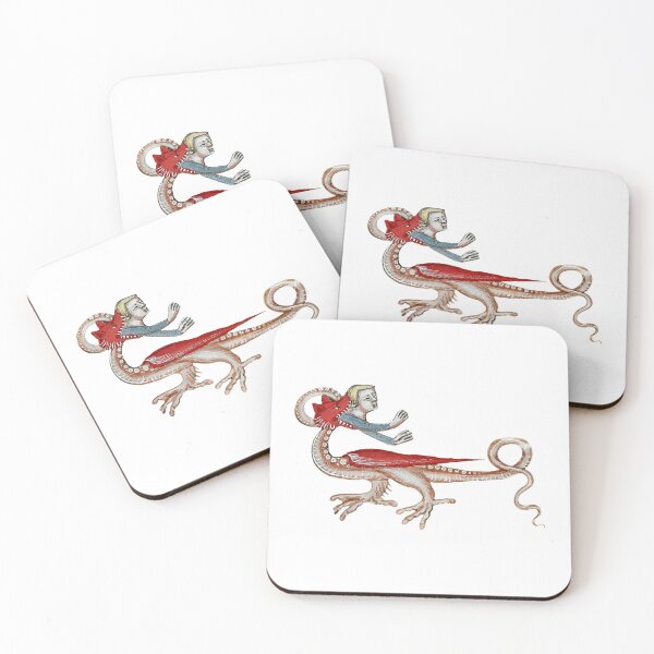 Item preview, Weird Medieval dragon eating Donald Trump designed and sold by elinaarbidane.