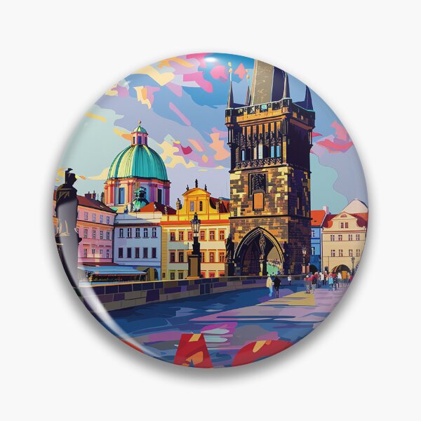 Item preview, Prague Print Prague Vector Art  designed and sold by nomiraclehere.
