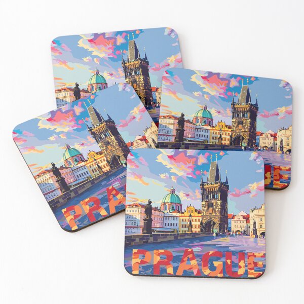 Item preview, Prague Print Prague Vector Art  designed and sold by nomiraclehere.