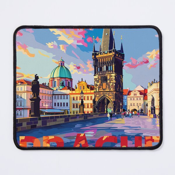 Item preview, Prague Print Prague Vector Art  designed and sold by nomiraclehere.