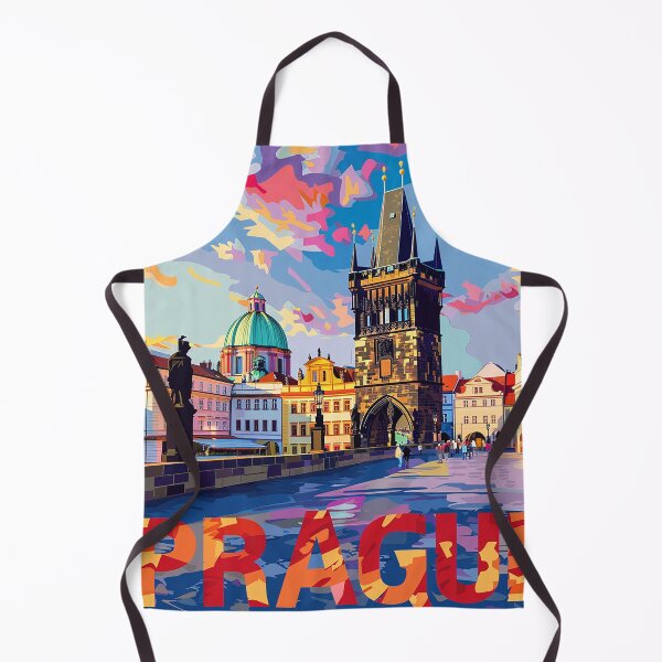 Item preview, Prague Print Prague Vector Art designed and sold by nomiraclehere.