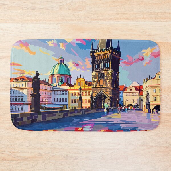 Item preview, Prague Print Prague Vector Art  designed and sold by nomiraclehere.
