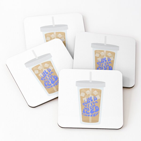 Item preview, Life is Better with Iced Coffee designed and sold by blueskycreative.