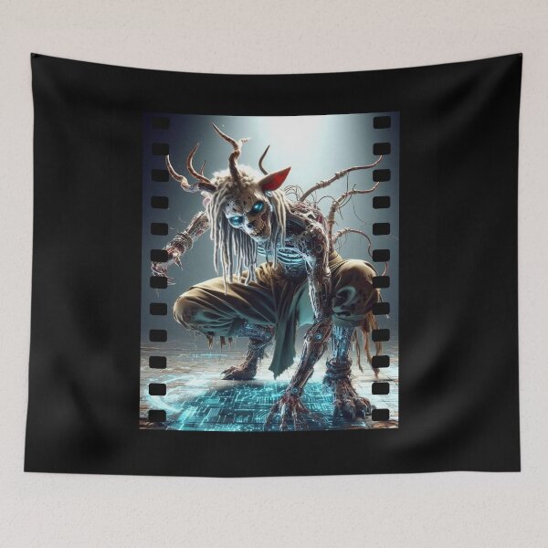 Item preview, Cyborg Skeleton in Film Frame Art designed and sold by Hungry-Murphy.