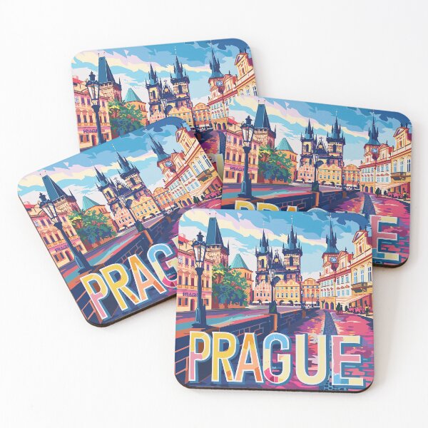 Item preview, Prague Print Prague Vector Art  designed and sold by nomiraclehere.
