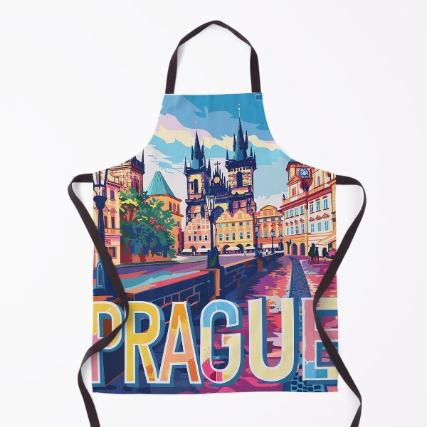 Item preview, Prague Print Prague Vector Art designed and sold by nomiraclehere.