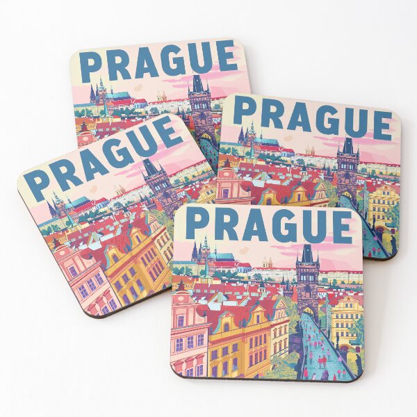 Item preview, Prague Print Prague Vector Art  designed and sold by nomiraclehere.