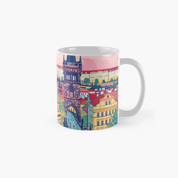 Vista previa del artículo con la obra «Impresión De Praga Arte Vectorial De Praga », diseñado y vendido por nomiraclehere.