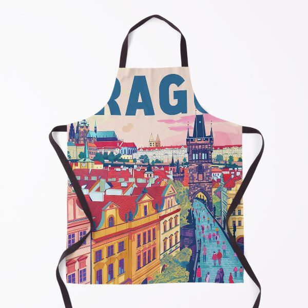 Item preview, Prague Print Prague Vector Art designed and sold by nomiraclehere.
