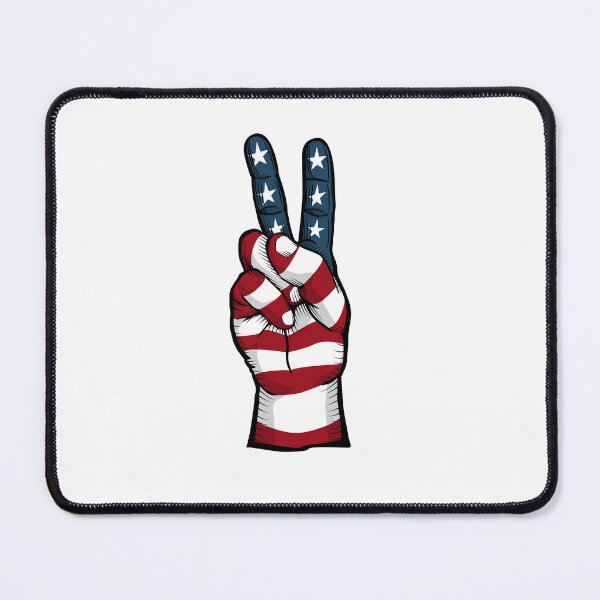 Item preview, Patriotic American Peace Sign Stars and Stripes designed and sold by SaltCreatives.