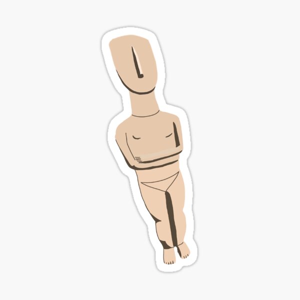 Item preview, Cycladic Figurine designed and sold by classicsandcats.