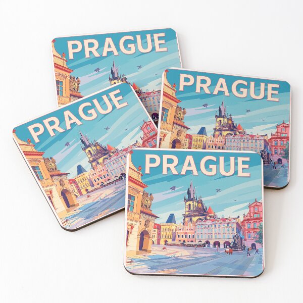 Item preview, Prague Print Prague Vector Art  designed and sold by nomiraclehere.