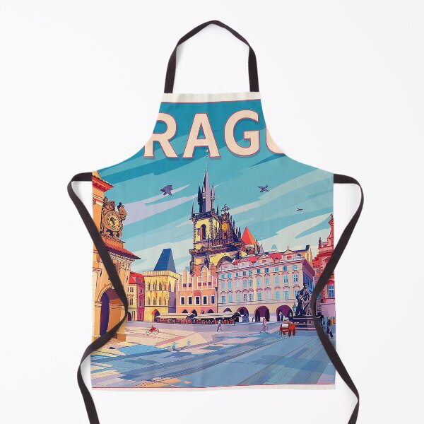 Item preview, Prague Print Prague Vector Art designed and sold by nomiraclehere.