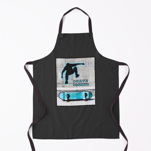 Item preview, Skateboarding - black and vivid azure graphics, vivid skateboard designed and sold by silent-violin.
