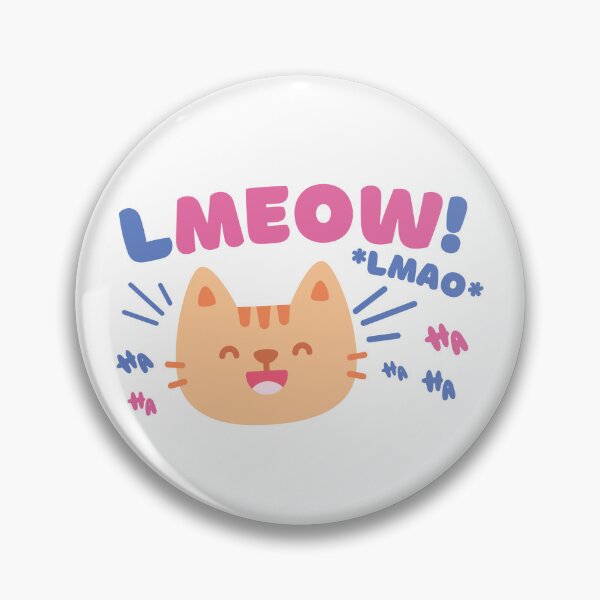 Artikelvorschau, Miau-sterious Laughter: Lmeow Cat Pun entworfen und verkauft von HELL0WBELLO.