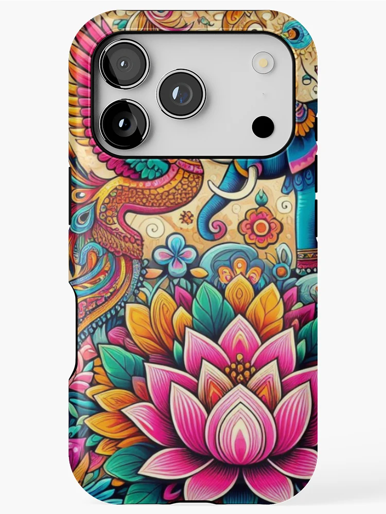 Thumbnail 1 of 4, iPhone Case, Indian Pattern Inspired Designs designed and sold by Rui Fernandes.