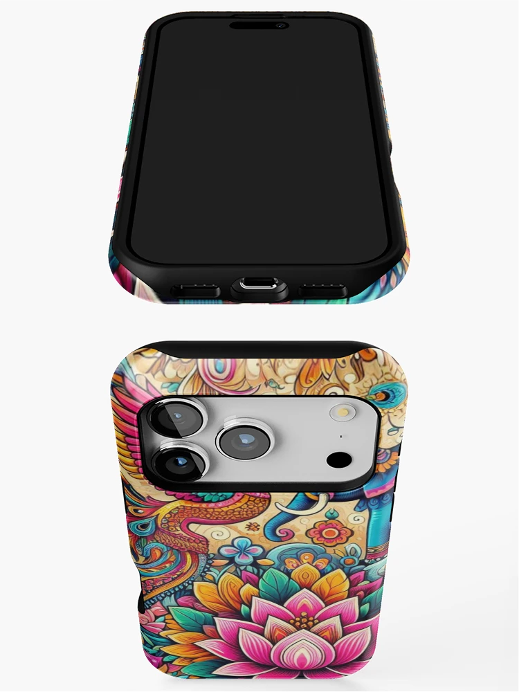 Thumbnail 3 of 4, iPhone Case, Indian Pattern Inspired Designs designed and sold by Rui Fernandes.