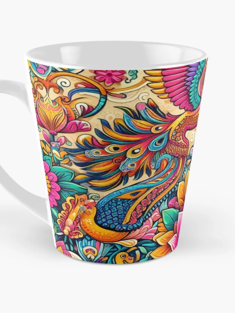 Thumbnail 3 of 4, Coffee Mug, Indian Pattern Inspired Designs designed and sold by Rui Fernandes.